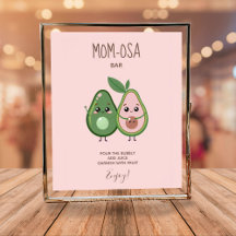 Heiliger Guacamole Avocado Mama-osa Bar Baby Dusch