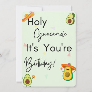 Heiliger Guacamole, es ist dein Geburtstag! Karte
