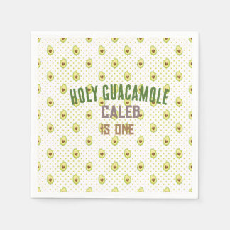 Heiliger Guacamole Fiesta Avocado 1. Geburtstag Pa Serviette