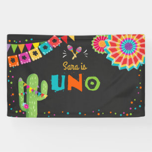 Heiliger Guacamole Fiesta Geburtstagsbanner Kaktus Banner