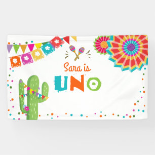Heiliger Guacamole Fiesta Geburtstagsbanner Kaktus Banner