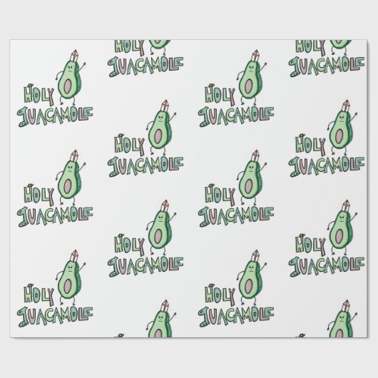 Heiliger Guacamole Geschenkpapier (Flach)