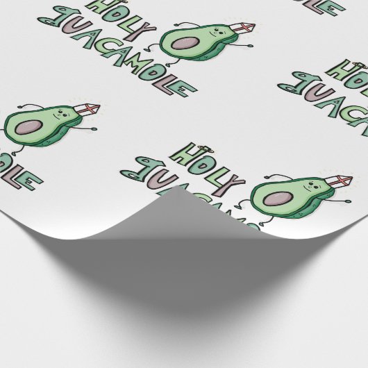 Heiliger Guacamole Geschenkpapier (Ecke)