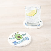 Heiliger Guacamole Getränkeuntersetzer (Seite)