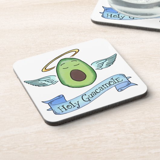 Heiliger Guacamole Getränkeuntersetzer (Linke Seite)