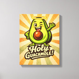 Heiliger Guacamole - Guac Pack - Foodie-Freunde Leinwanddruck