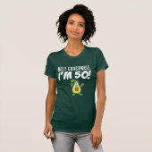 Heiliger Guacamole Ich bin 50 Cartoon Avocado (ON  T-Shirt (Vorne ganz)