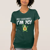 Heiliger Guacamole Ich bin 70 Cartoon Avocado (ON  T-Shirt (Vorderseite)