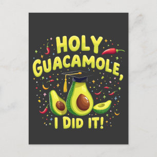 Heiliger Guacamole ich tat es Abschluss Cinco De M Postkarte