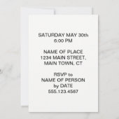 Heiliger Guacamole Jemand dreht 40 Avocado Einladung (Rückseite)