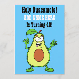 Heiliger Guacamole Jemand macht 40 Avocado Einladung