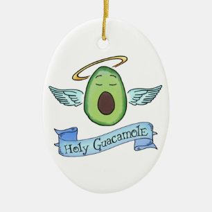 Heiliger Guacamole Keramik Ornament
