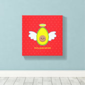 Heiliger Guacamole Leinwanddruck (Insitu (Holzboden))