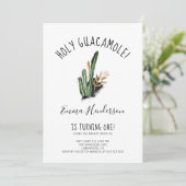 Heiliger Guacamole mexikanisch Moderne 1. Geburtst (Stehend Vorderseite)