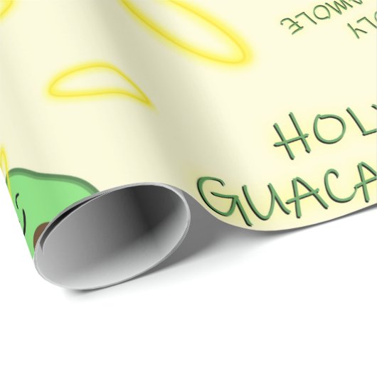 Heiliger Guacamole niedlicher Avocado Geschenkpapier (Rolleneckpunkt)