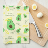 Heiliger Guacamole niedlicher Avocado Geschirrtuch (Viertel Falte)