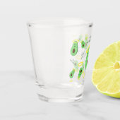 Heiliger Guacamole niedlicher Avocado Schnapsglas (Links)