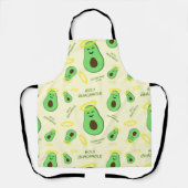 Heiliger Guacamole niedlicher Avocado Schürze (Vorderseite)