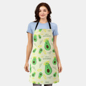 Heiliger Guacamole niedlicher Avocado Schürze (Getragen)