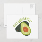 Heiliger Guacamole Postkarte (Vorne/Hinten)