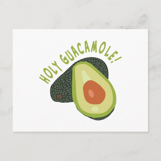 Heiliger Guacamole Postkarte (Vorderseite)