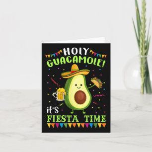 Heiliger Guacamole sein Fiesta Time T Shirt für Mä Karte