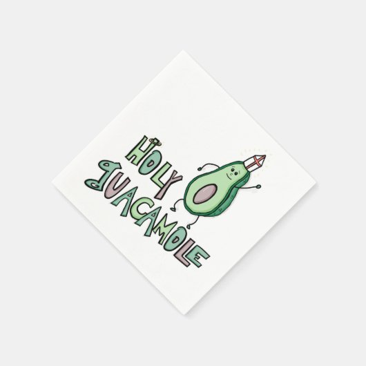 Heiliger Guacamole Serviette (Ecke)
