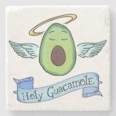 Heiliger Guacamole Steinuntersetzer (Vorderseite)