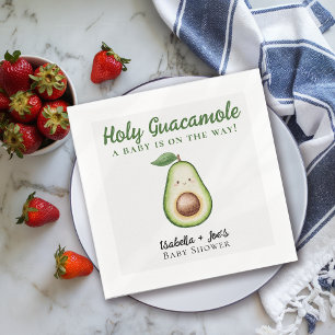 Heiliger Guacamole Süße Lustige Babyparty Serviette