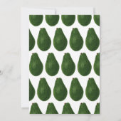 Heiliger Guacamole Wir haben eine Babydusche Einladung (Rückseite)