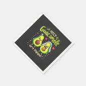 Heiliger Guacamole Wir sind Verlobte Paarbride Serviette (Ecke)