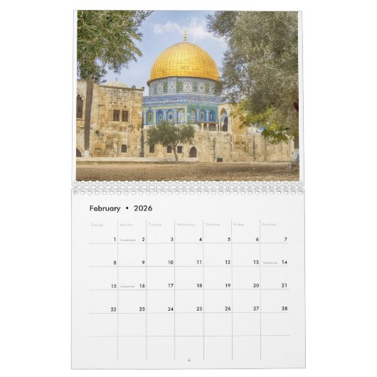 Heiliger Hajj Kaaba in Mekka mit islamischer Pilge Kalender (Feb 2026)