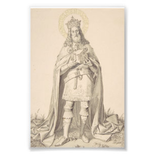 Heiliger Heinrich II. der Heilige Römische Kaiser Fotodruck