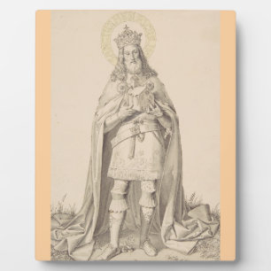 Heiliger Heinrich II. der Heilige Römische Kaiser Fotoplatte