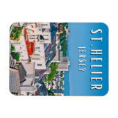 Heiliger Helier - Die dynamische Küstenstadt Magnet (Horizontal)