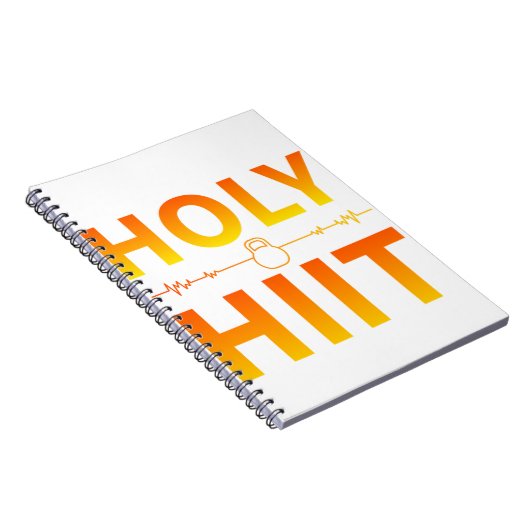 Heiliger Hieb - Hiit Workout, Interval Training Notizblock (Rechte Seite)