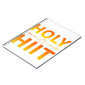 Heiliger Hieb - Hiit Workout, Interval Training Notizblock (Linke Seite)