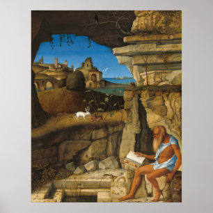 Heiliger Hieronymus - Giovanni Bellini Fein Kunst  Poster