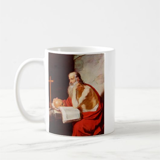 Heiliger Hieronymus Kaffeetasse (Links)