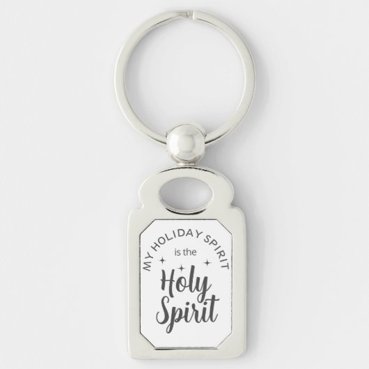 Heiliger Holiday Spirit Christlich Religiöse Weihn Schlüsselanhänger (Vorderseite)