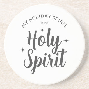 Heiliger Holiday Spirit Religiöse Christliche Weih Getränkeuntersetzer