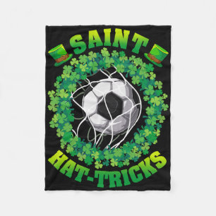 Heiliger Hut-Trick Fußball Ll In Netz Shamrocks St Fleecedecke
