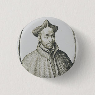 Heiliger Ignatius von Loyola Gründer der Jesuiten Button