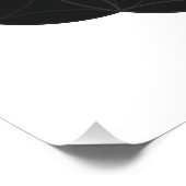 Heiliger Jaguar - das Gesicht des Lebens, schwarz. Poster (Ecke)