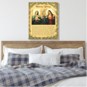 Heiliger Jesus Immakulieren Herz Mary Angels Cheru Leinwanddruck (Insitu (Schlafzimmer))