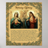 Heiliger Jesus Immakulieren Herz Mary Angels Cheru Poster (Vorne)
