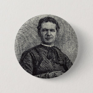 Heiliger Johannes Bosco Schutzpatron der Jugend Ka Button