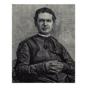Heiliger Johannes Bosco Schutzpatron der Jugend Ka Poster