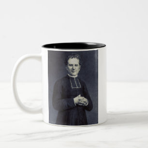Heiliger Johannes Bosco, Vater und Lehrer der Juge Zweifarbige Tasse
