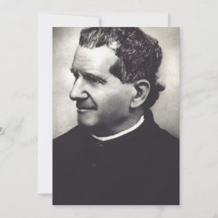 Heiliger Johannes Bosco Vater und Lehrer der Jugen Feiertagskarte